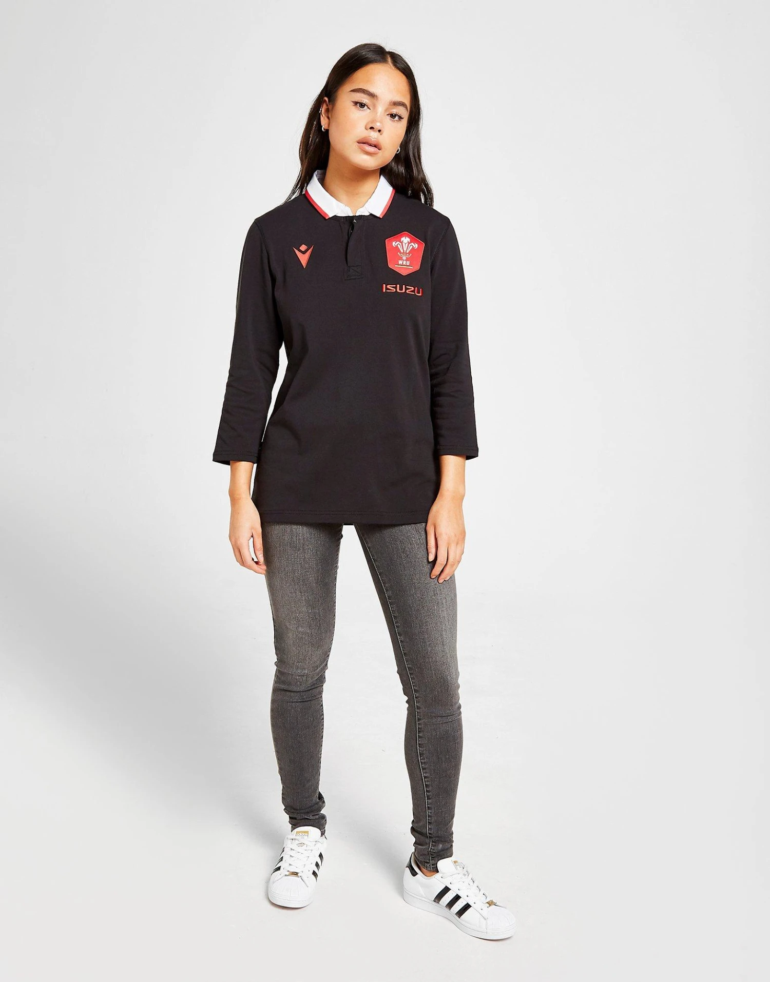 Macron Wales RU 2020/21 Cotton Away Shirt Women's 5 Macron Wales RU 2020/21 Cotton Away Shirt Women's - Afbeelding 3