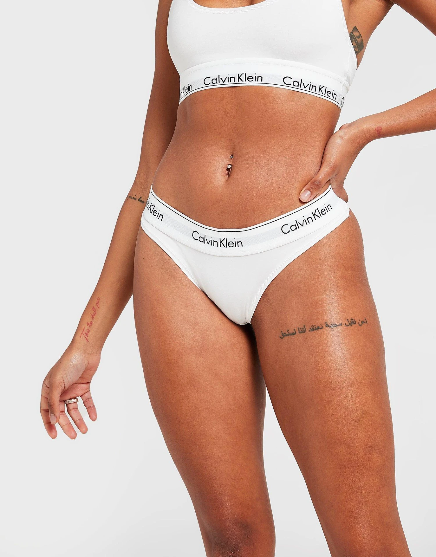 Calvin Klein Underwear Modern Cotton String Dames 4 Calvin Klein Underwear Modern Cotton String Dames - Afbeelding 2