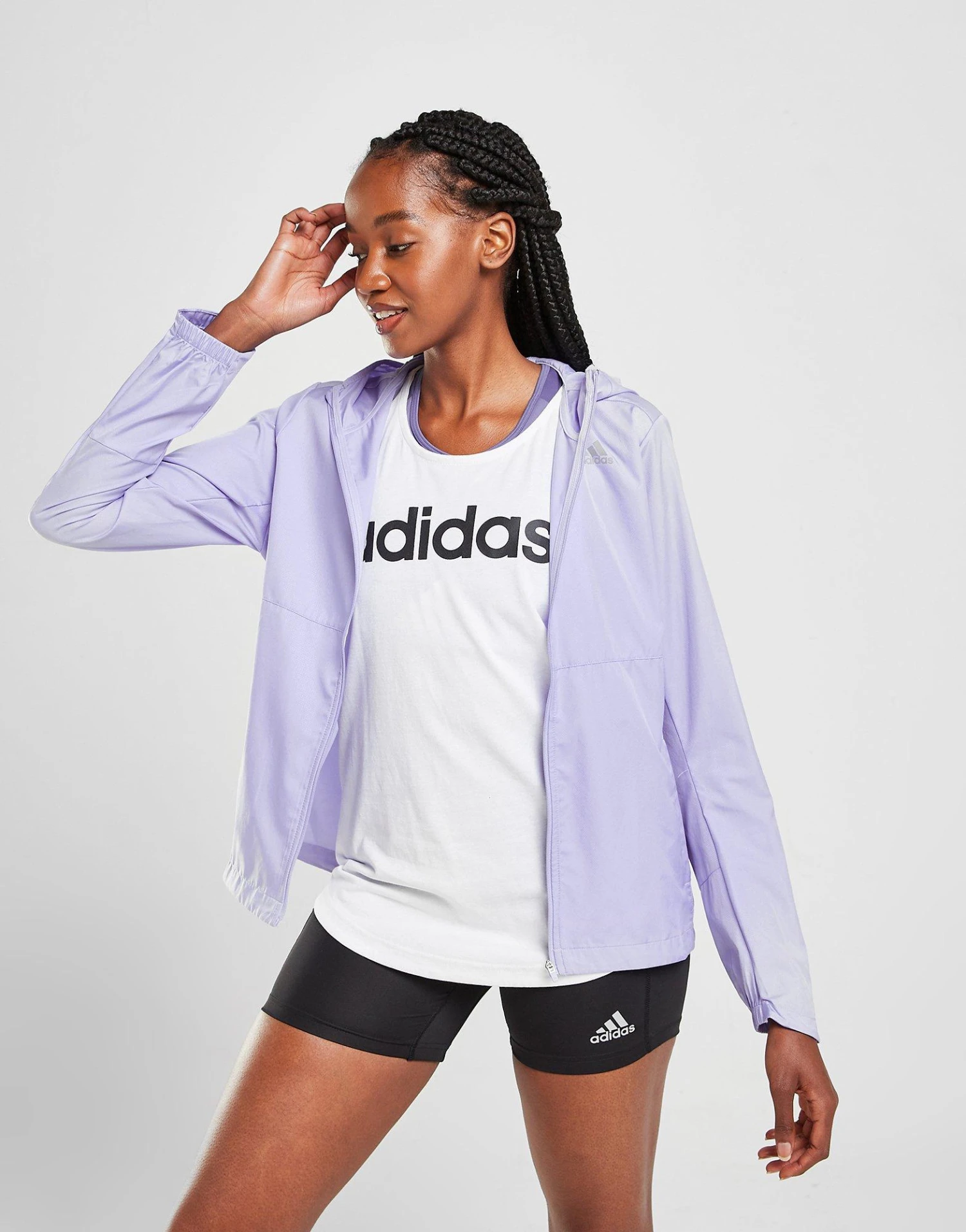 Adidas Own The Run Hooded Windjack 4 Adidas Own The Run Hooded Windjack - Afbeelding 2