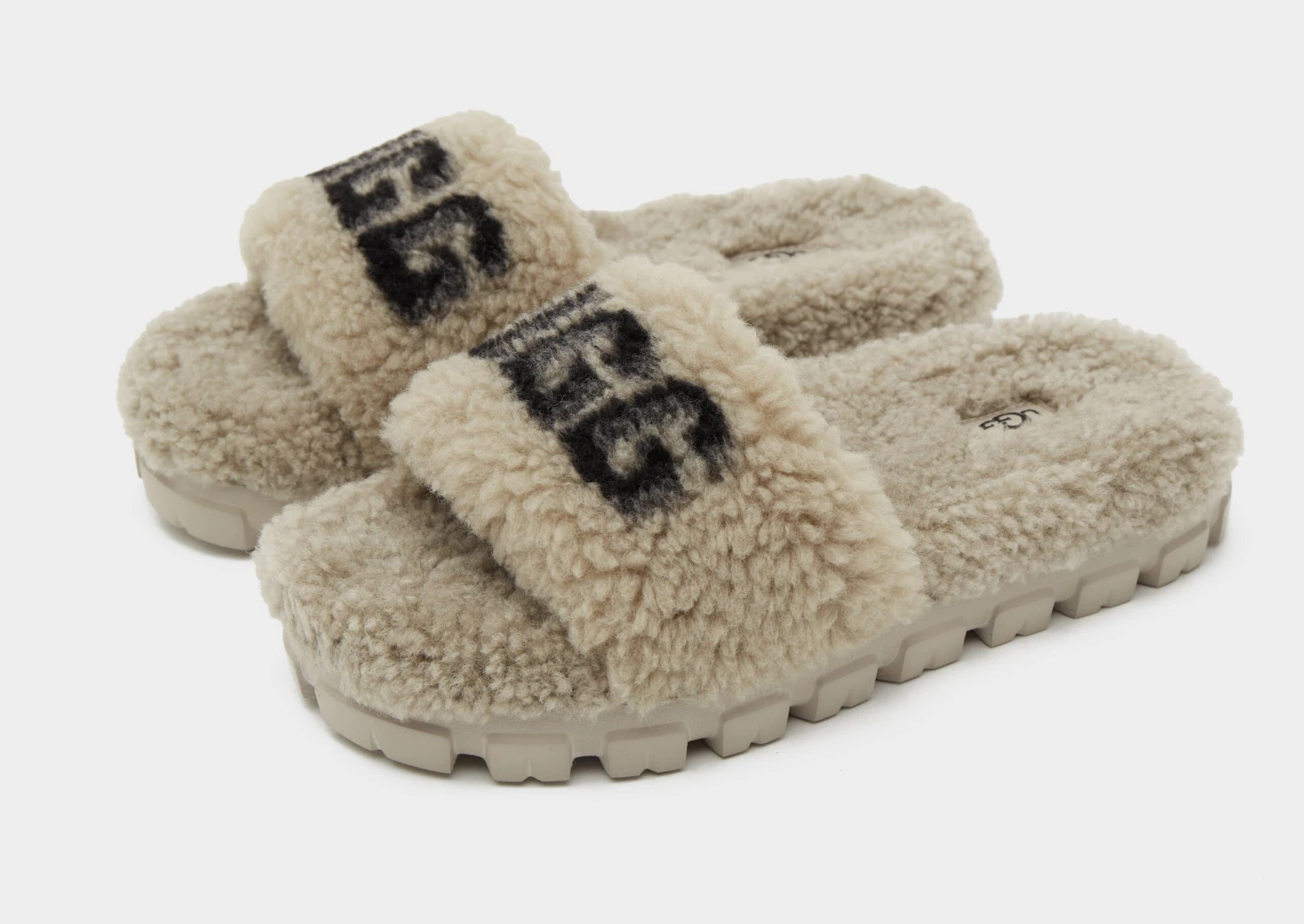 UGG Cozetta Curly Graphic Slides Women's 4 UGG Cozetta Curly Graphic Slides Women's - Afbeelding 2