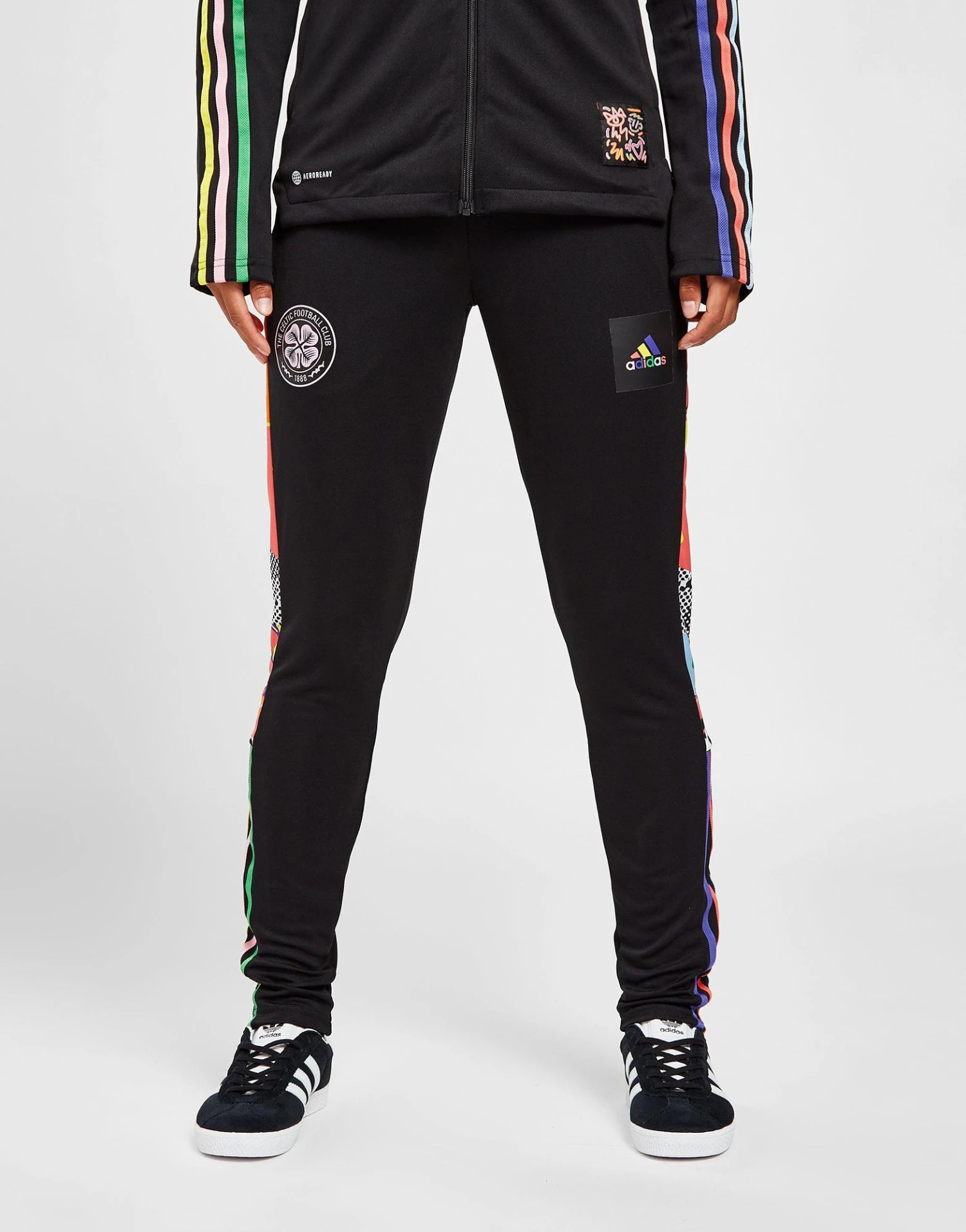 Adidas Celtic FC Pride Track Pants Women's 4 Adidas Celtic FC Pride Track Pants Women's - Afbeelding 2