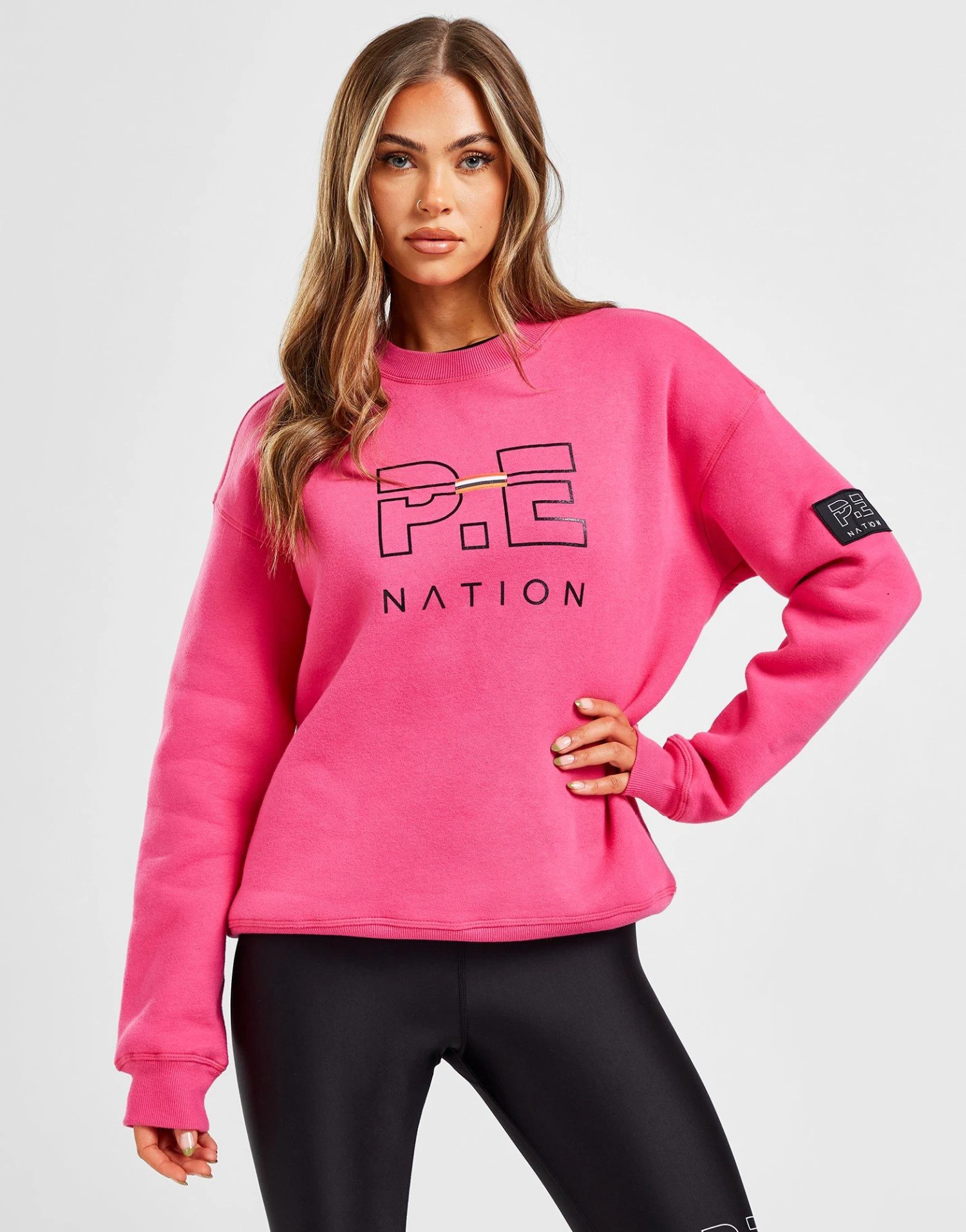 PE Nation Logo Crew Sweatshirt 4 PE Nation Logo Crew Sweatshirt - Afbeelding 2