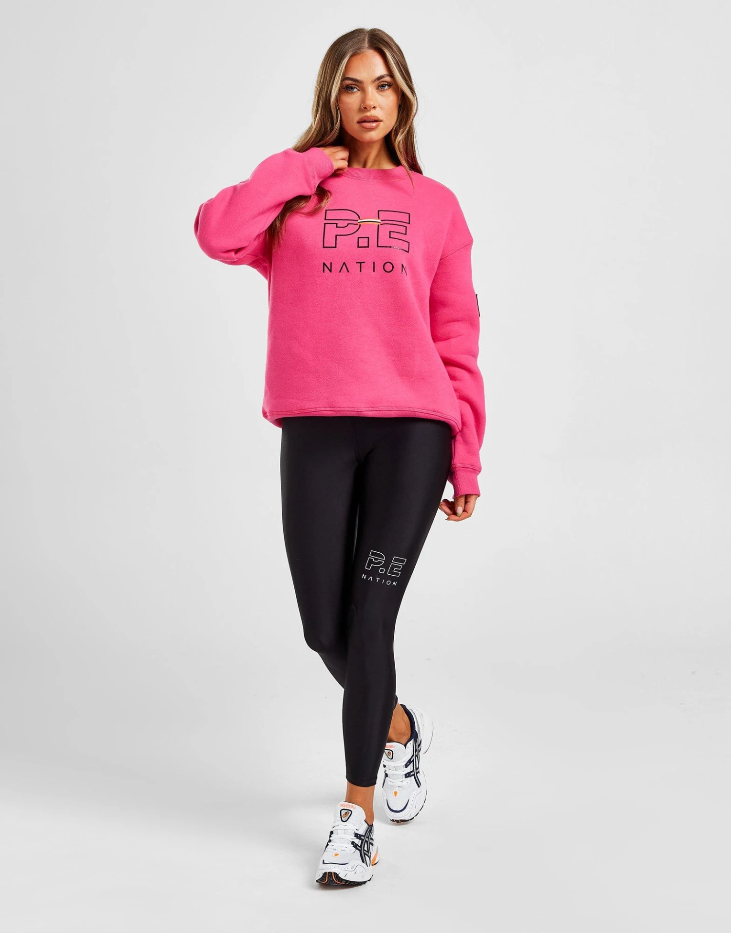 PE Nation Logo Crew Sweatshirt 6 PE Nation Logo Crew Sweatshirt - Afbeelding 4