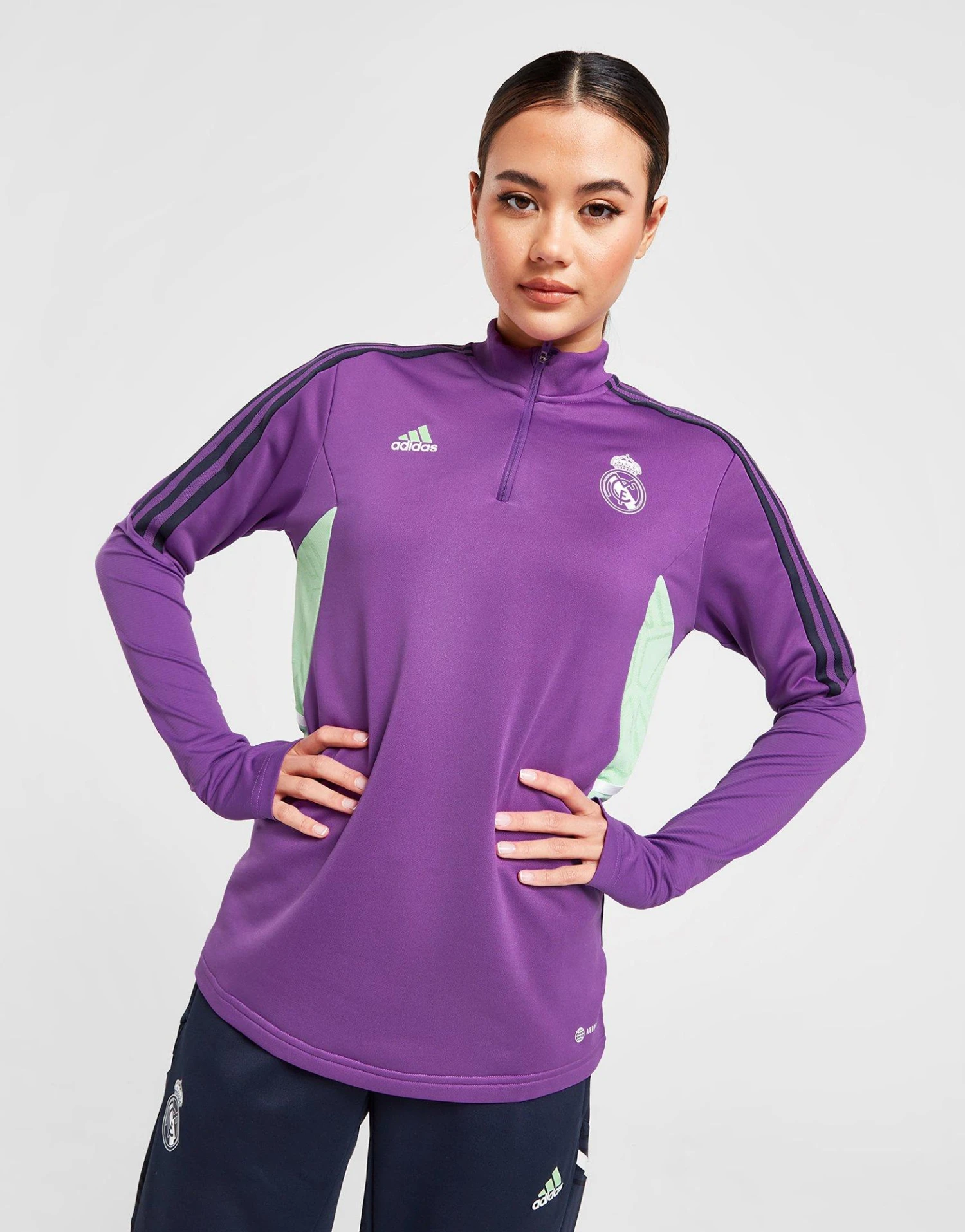 Adidas Real Madrid 1/4 Zip Training Top 3 Adidas Real Madrid 1/4 Zip Training Top