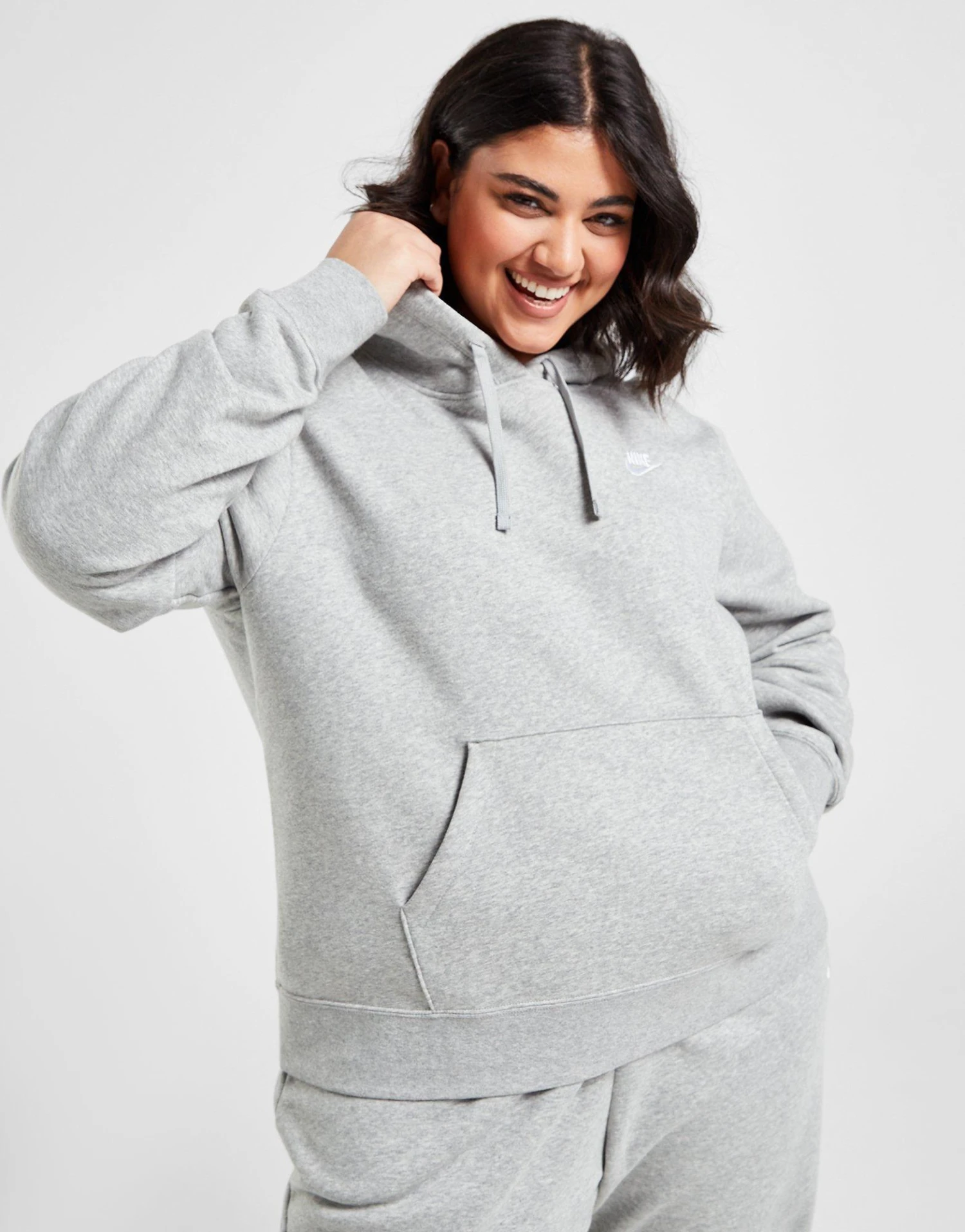 Nike Plus Size Club Overhead Hoodie 4 Nike Plus Size Club Overhead Hoodie - Afbeelding 2