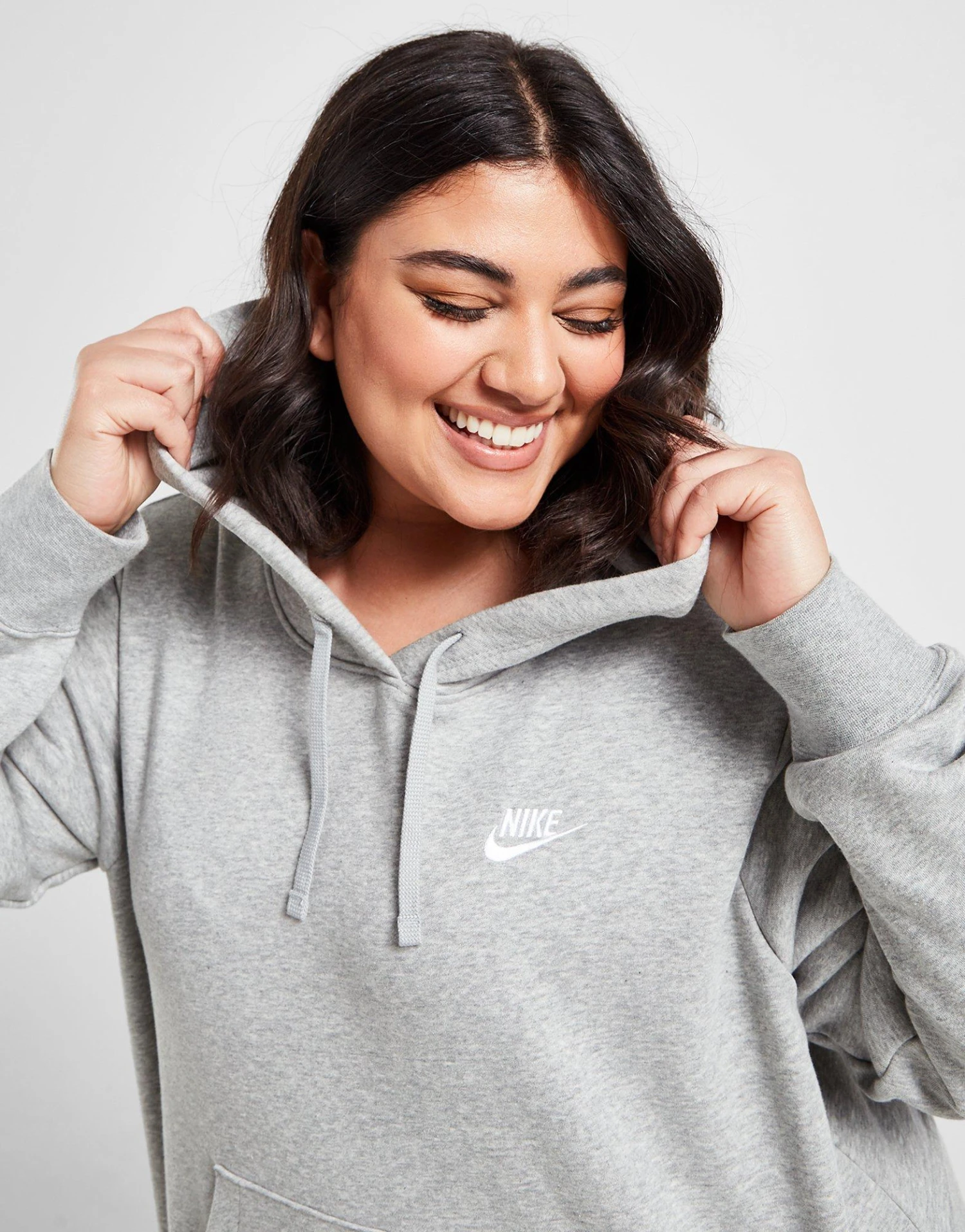 Nike Plus Size Club Overhead Hoodie 7 Nike Plus Size Club Overhead Hoodie - Afbeelding 5