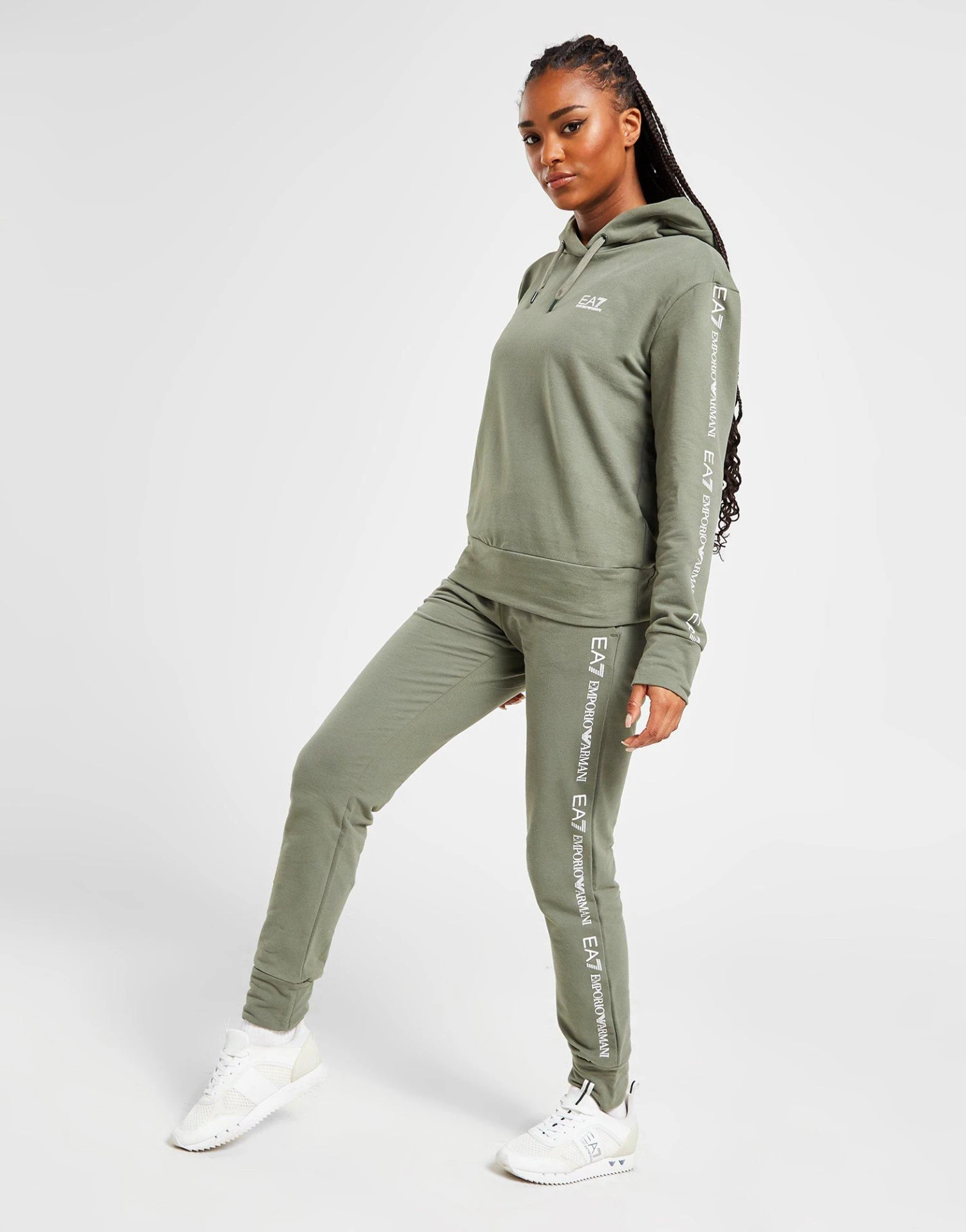 Emporio Armani EA7 Overhead Hoodie Tape Tracksuit 4 Emporio Armani EA7 Overhead Hoodie Tape Tracksuit - Afbeelding 2