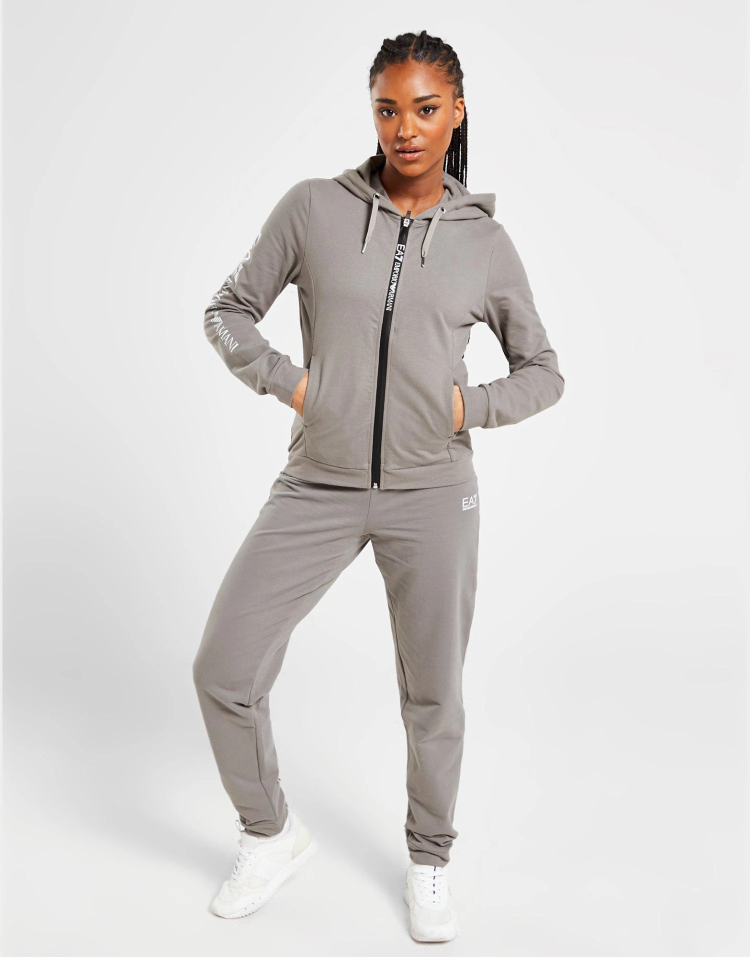 Emporio Armani EA7 Logo Full Zip Tracksuit 4 Emporio Armani EA7 Logo Full Zip Tracksuit - Afbeelding 2