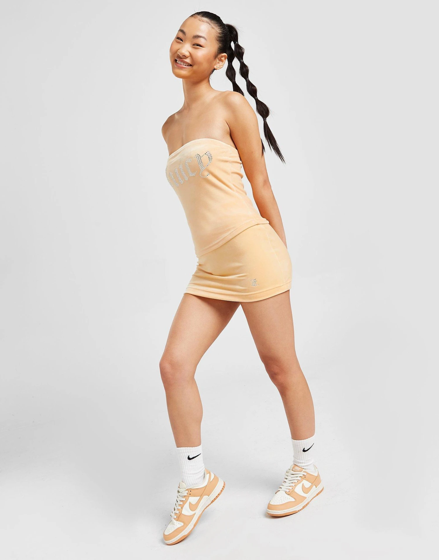 JUICY COUTURE Diamante Velour Skirt 5 JUICY COUTURE Diamante Velour Skirt - Afbeelding 3