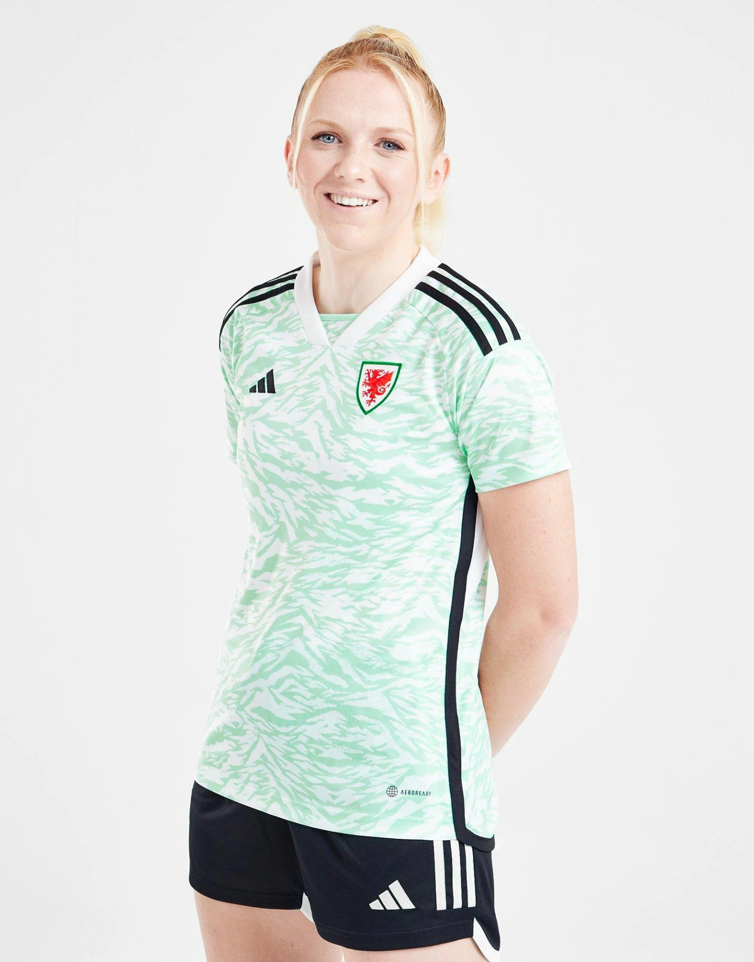 Adidas Wales 2023 Away Shirt Women's 4 Adidas Wales 2023 Away Shirt Women's - Afbeelding 2
