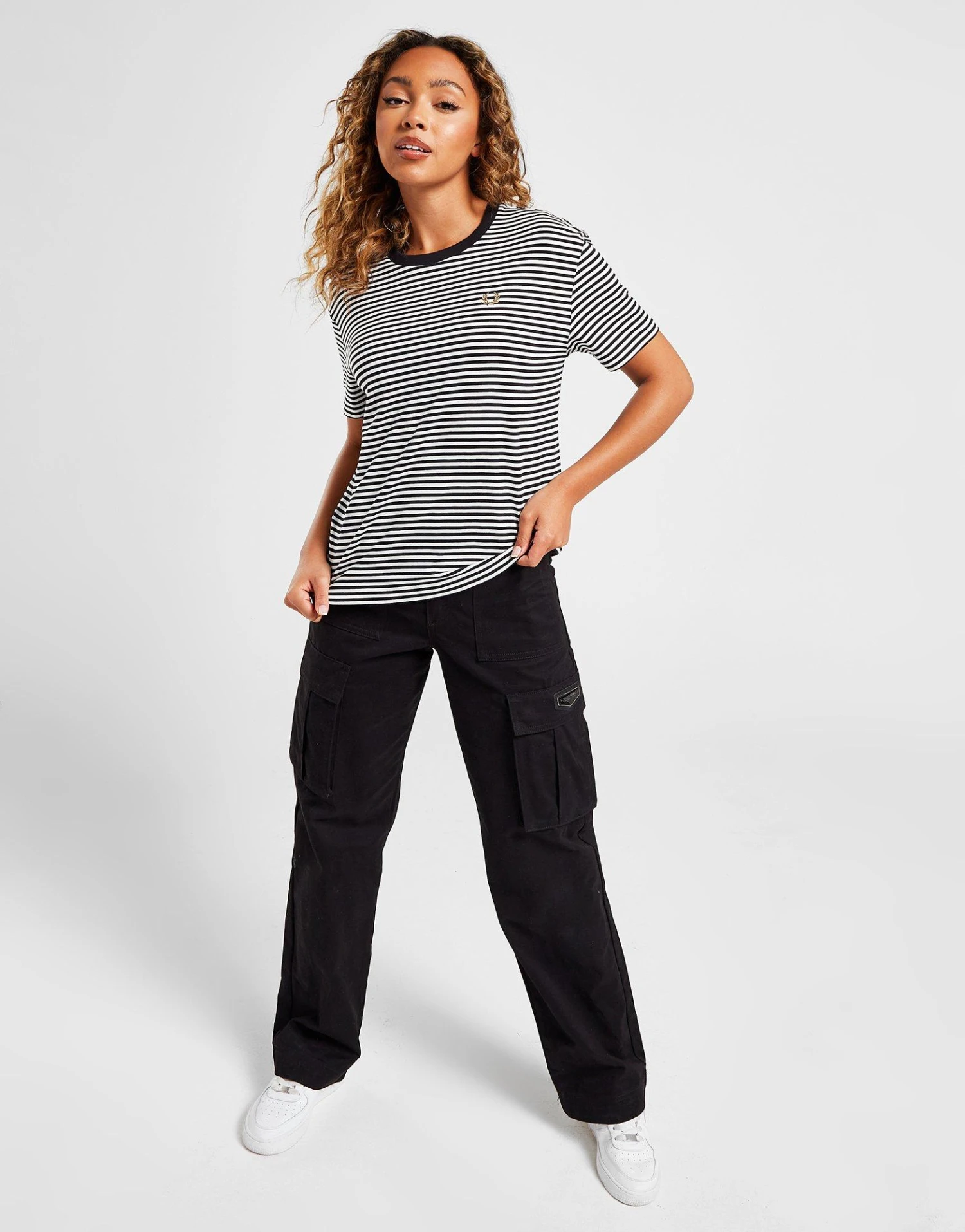 Fred Perry Striped T-Shirt Women's 7 Fred Perry Striped T-Shirt Women's - Afbeelding 5