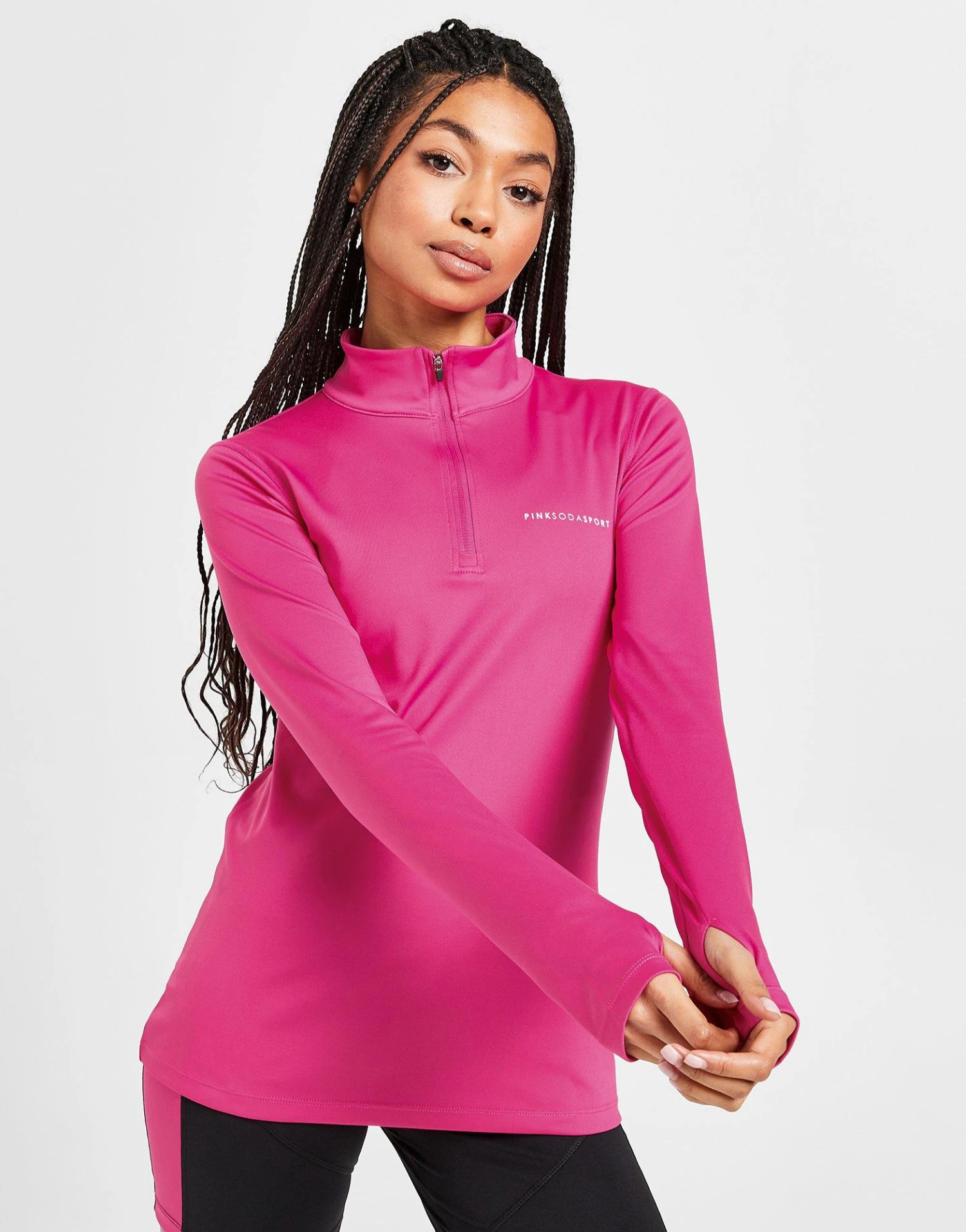 Pink Soda Sport Essential Core 1/4 Zip Top 3 Pink Soda Sport Essential Core 1/4 Zip Top