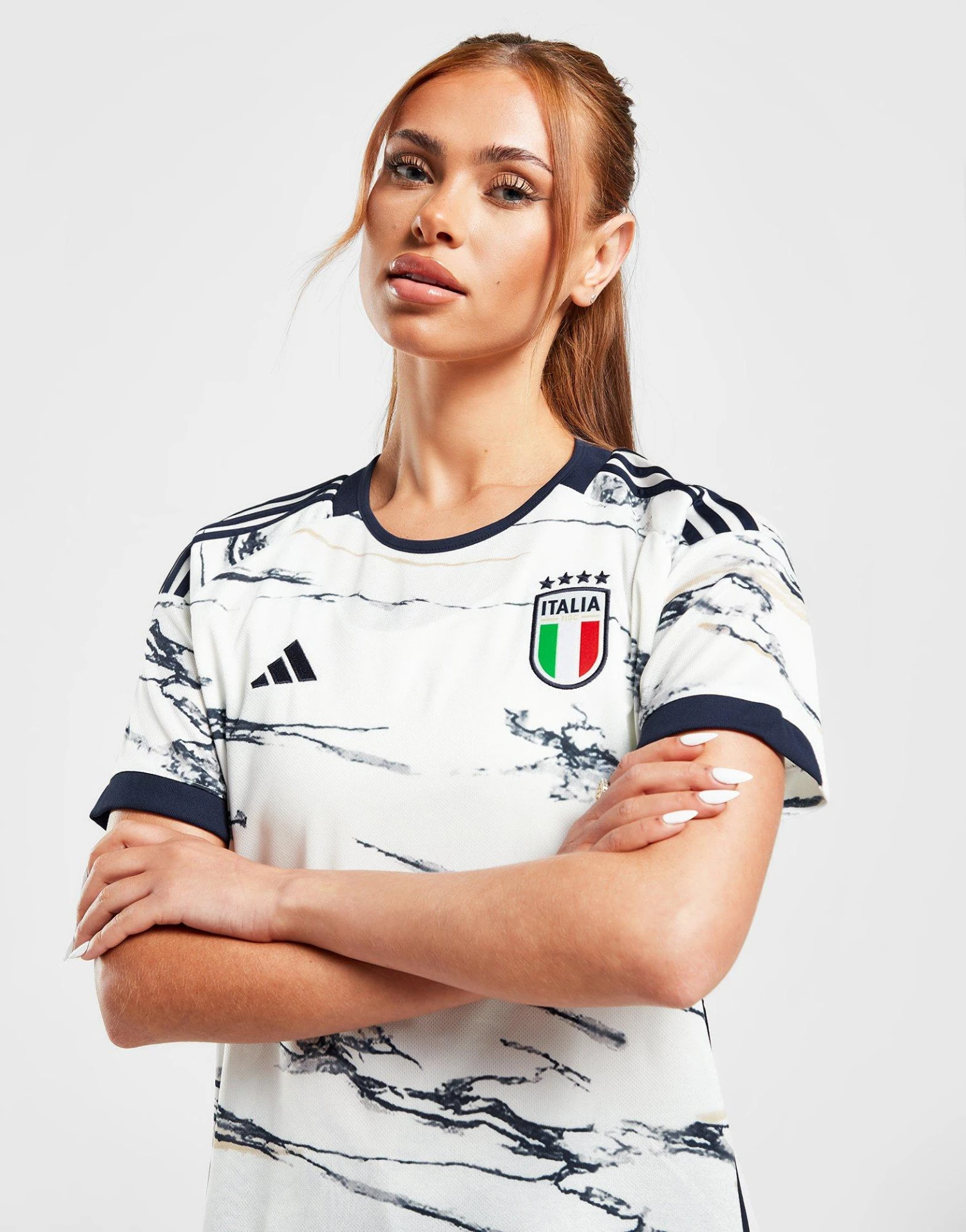 Adidas Italy 2023 Away Shirt Women's 3 Adidas Italy 2023 Away Shirt Women's