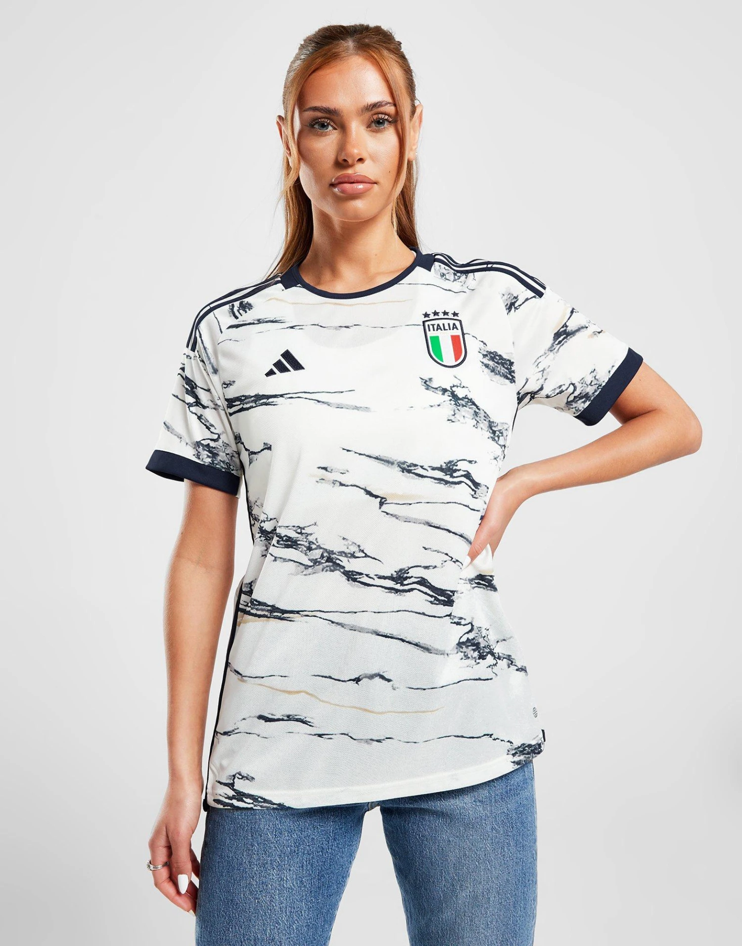 Adidas Italy 2023 Away Shirt Women's 4 Adidas Italy 2023 Away Shirt Women's - Afbeelding 2