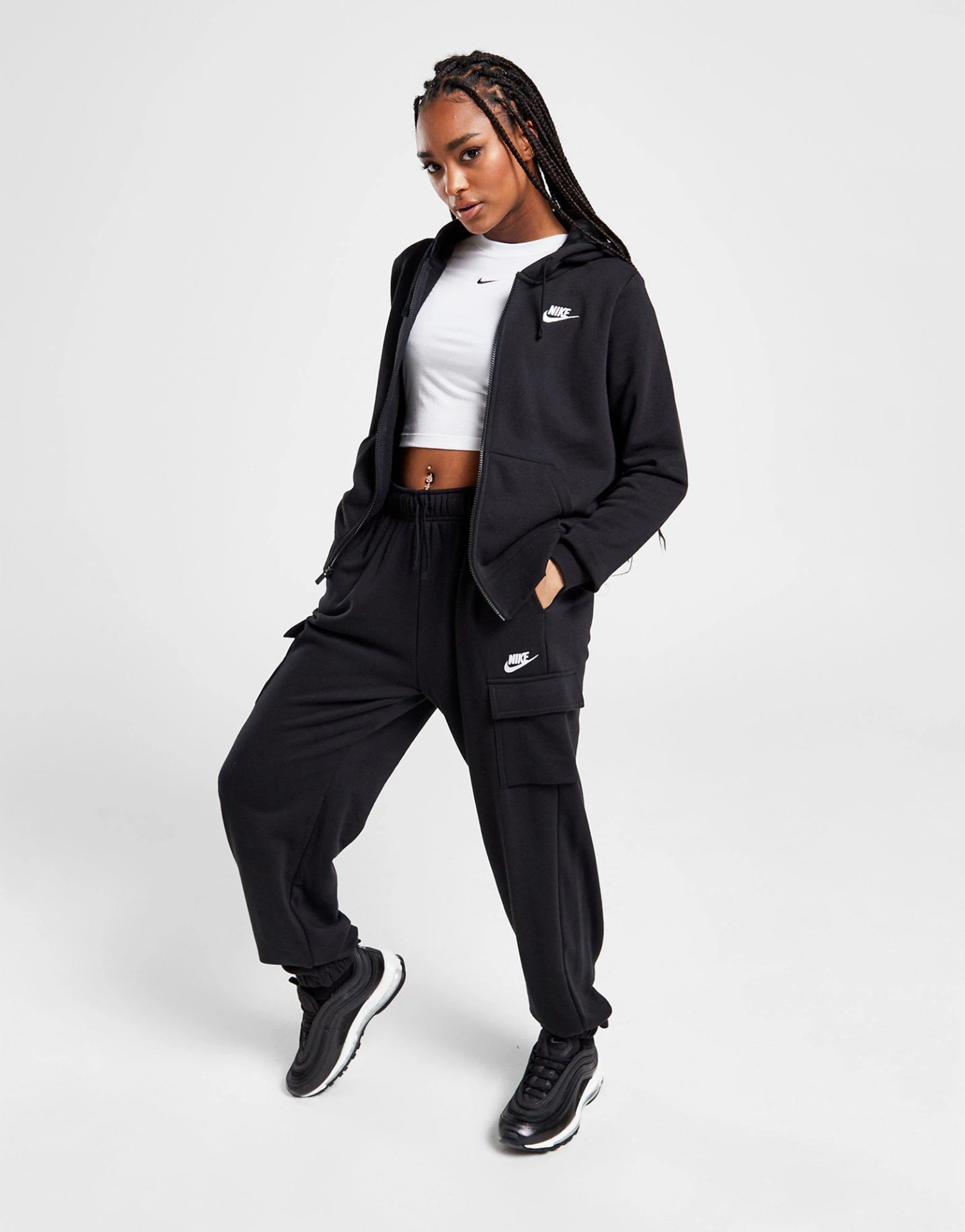 Nike Club Full Zip Hoodie 4 Nike Club Full Zip Hoodie - Afbeelding 2