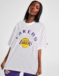 New Era NBA LA Lakers Pin Short Sleeve T-Shirt -Dameskledingwinkel jd 649937 d