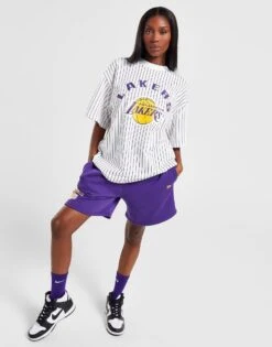 New Era NBA LA Lakers Pin Short Sleeve T-Shirt -Dameskledingwinkel jd 649937 f