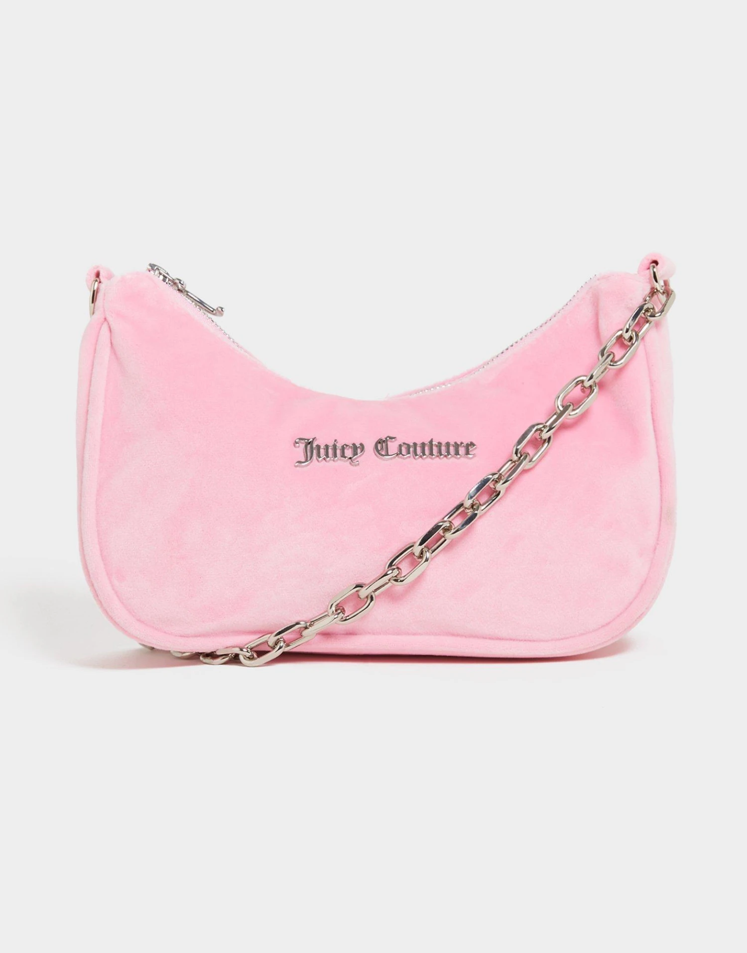 JUICY COUTURE Velour Chain Shoulder Bag 3 JUICY COUTURE Velour Chain Shoulder Bag