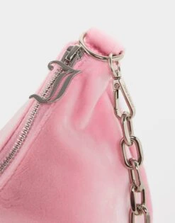 JUICY COUTURE Velour Chain Shoulder Bag 9 JUICY COUTURE Velour Chain Shoulder Bag -Dameskledingwinkel jd 652926 c