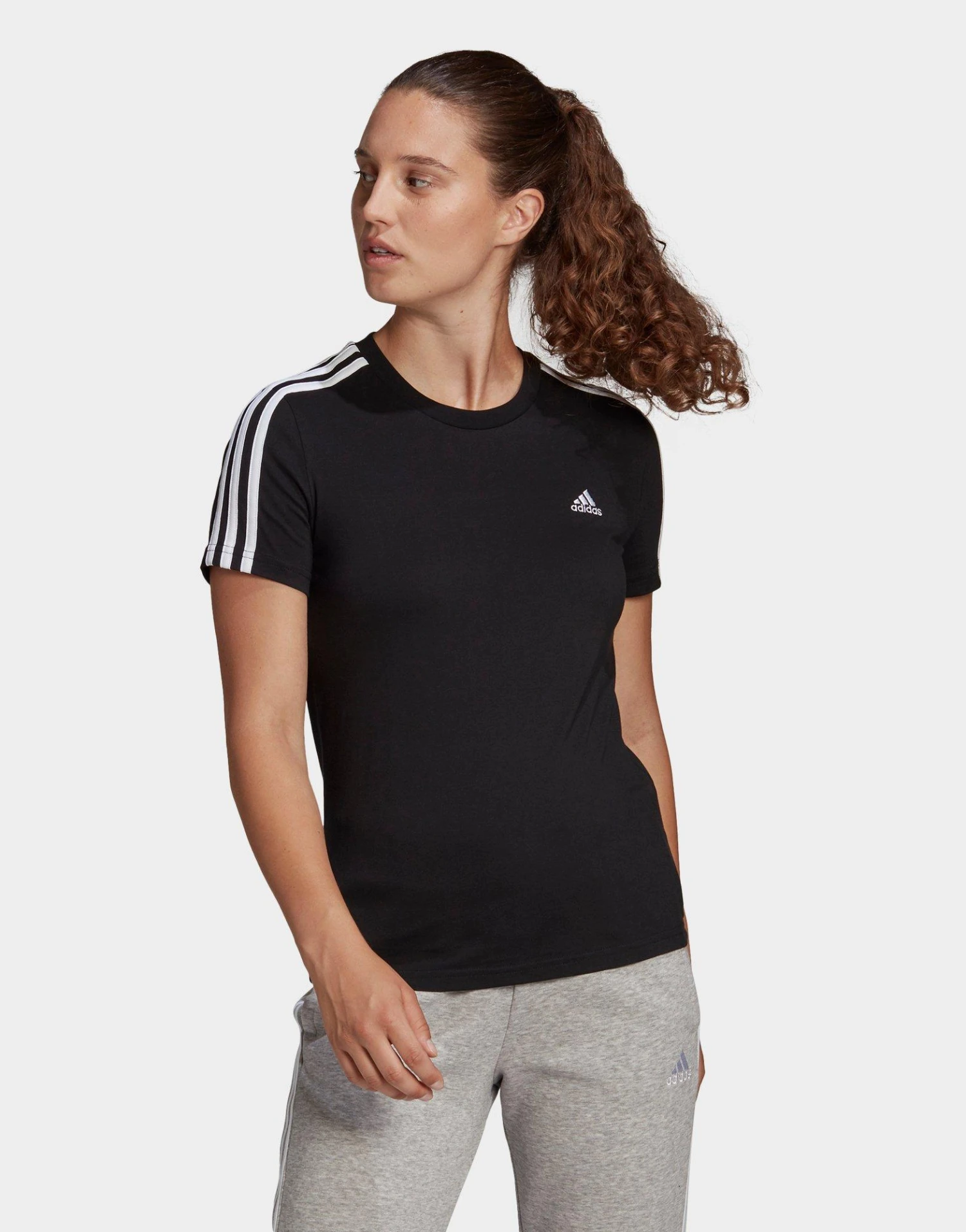 Adidas Essentials Slim 3-Stripes T-shirt 3 Adidas Essentials Slim 3-Stripes T-shirt
