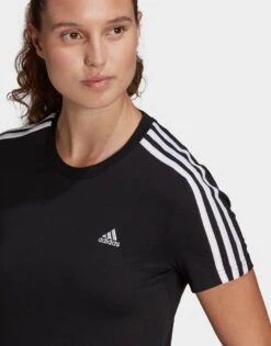 Adidas Essentials Slim 3-Stripes T-shirt 10 Adidas Essentials Slim 3-Stripes T-shirt -Dameskledingwinkel jd GL0784 d