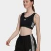 Adidas Essentials 3-Stripes Croptop Met Uitneembare Cups 1 Adidas Essentials 3-Stripes Croptop Met Uitneembare Cups -Dameskledingwinkel jd GS1343 a
