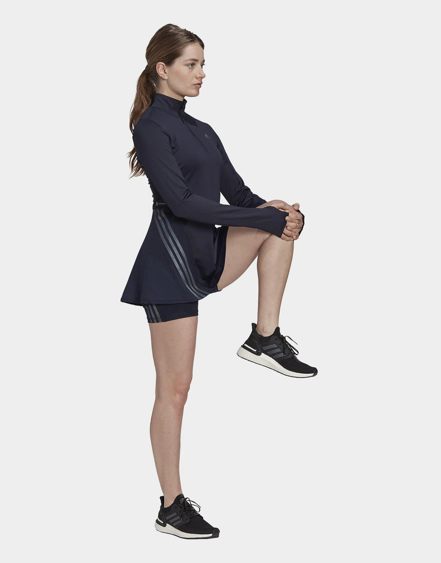 Adidas Run Icon 3-Stripes Jurk 4 Adidas Run Icon 3-Stripes Jurk - Afbeelding 2