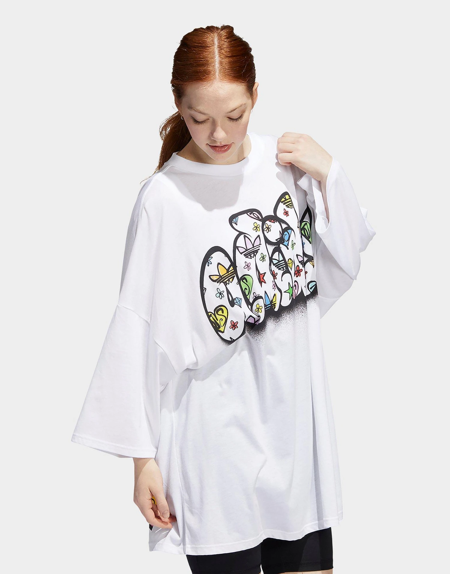 Adidas Originals Jeremy Scott T-shirtjurk 4 Adidas Originals Jeremy Scott T-shirtjurk - Afbeelding 2