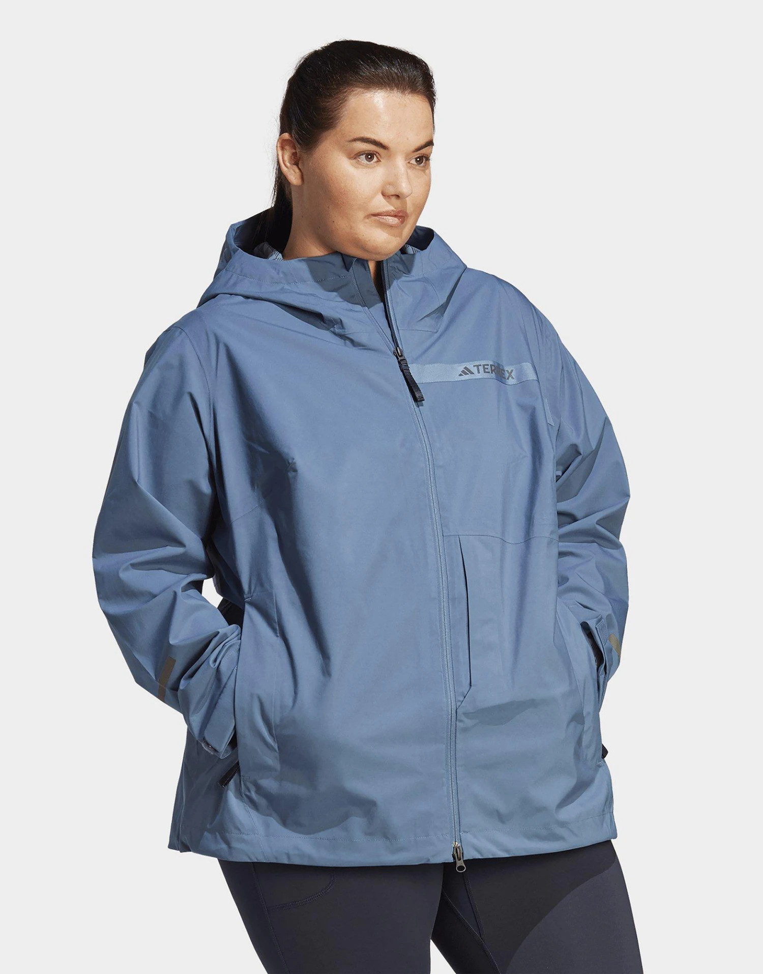 Adidas Terrex Multi RAIN.RDY 2,5-laags Regenjack (Grote Maat) 4 Adidas Terrex Multi RAIN.RDY 2,5-laags Regenjack (Grote Maat) - Afbeelding 2