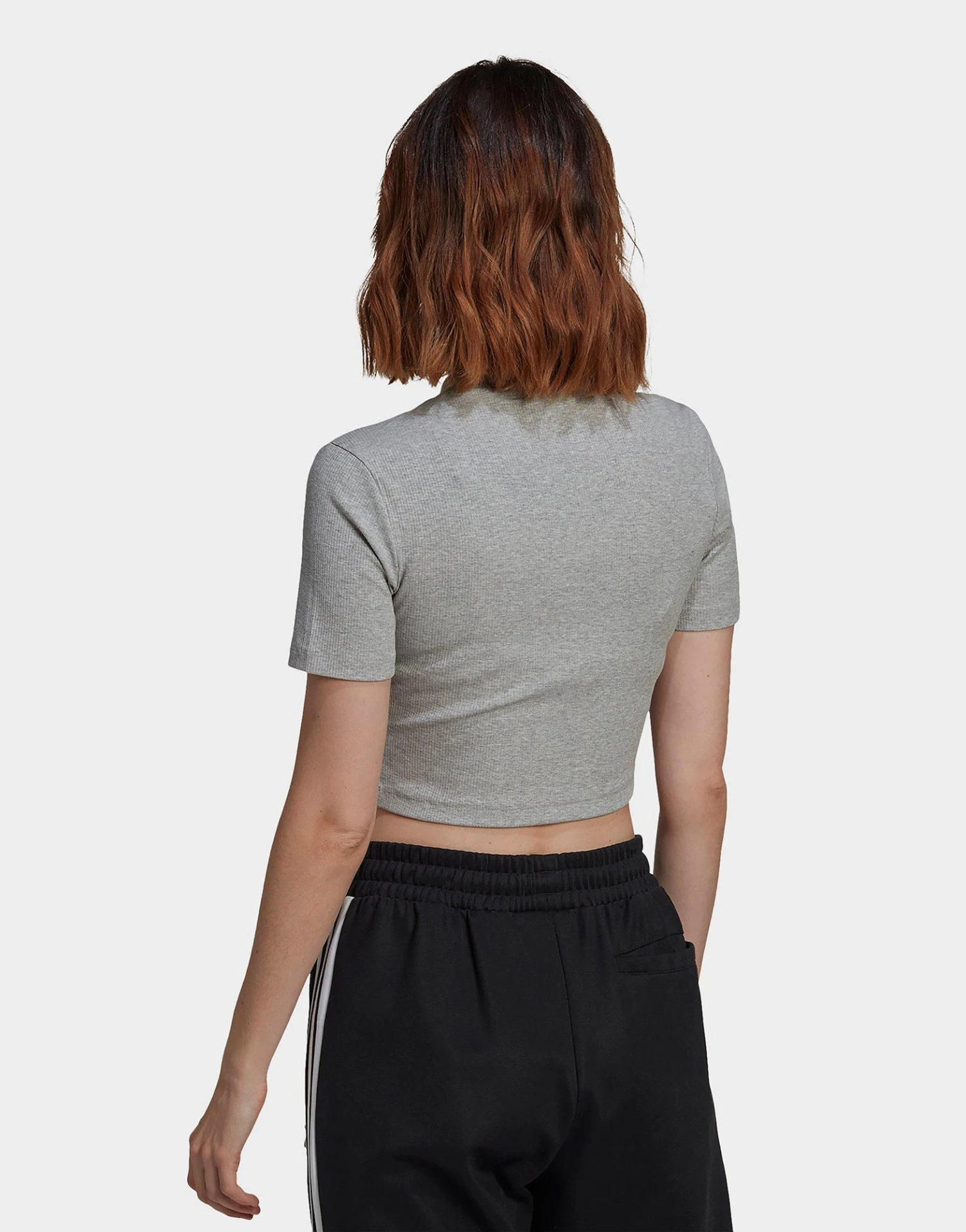 Adidas Originals Adicolor Essentials Rib Cropped T-shirt 5 Adidas Originals Adicolor Essentials Rib Cropped T-shirt - Afbeelding 3