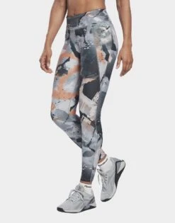 Reebok Lux Allover Print Bold Legging